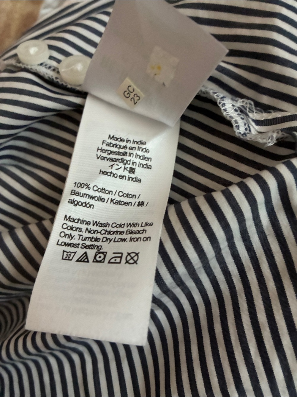 J.Crew Relaxed-fit cropped cotton poplin shirt in stripe - Picture 7 of 7